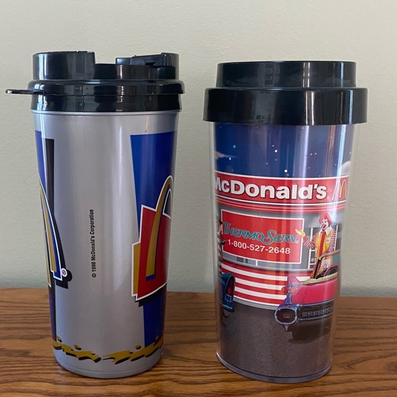 McDonald’s 16 oz Travel Tumblers (set of 2) NWOT - Picture 2 of 6
